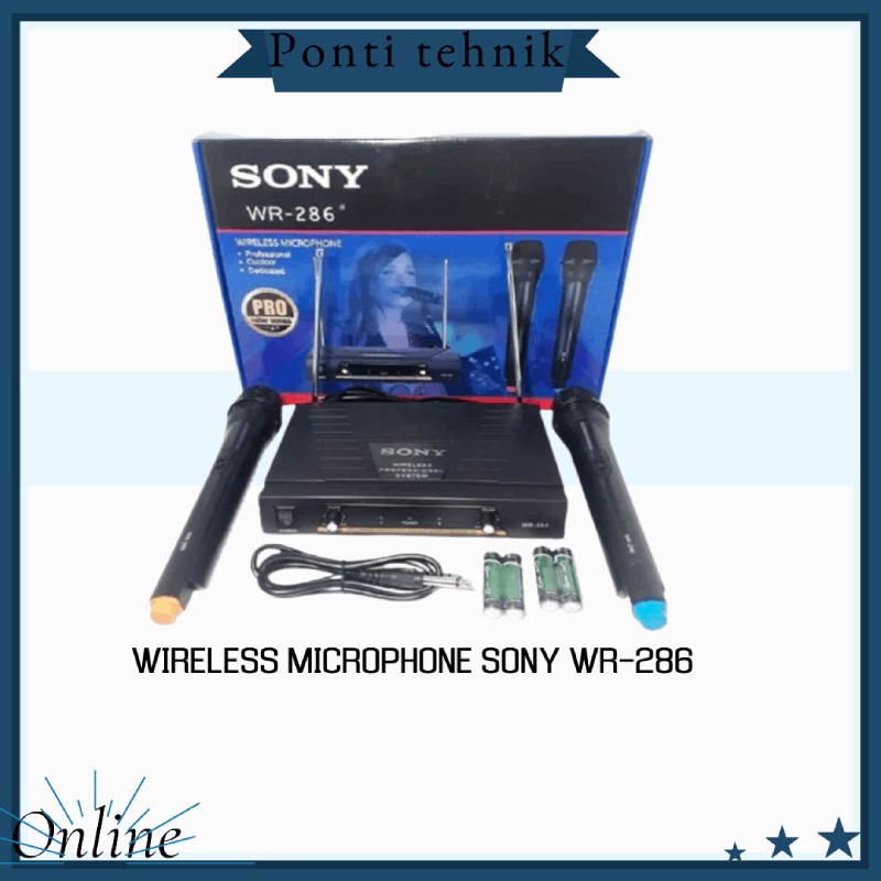 MICROPHONE WIRELESS SONY WR-286