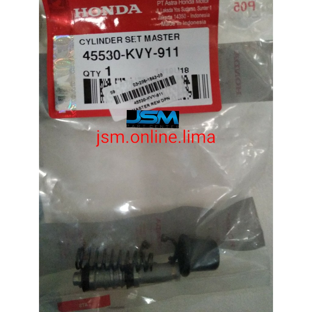 SEAL SIL MASTER REM BEAT KARBU SUPRA X 125 BLADE REVO ABSOLUTE VARIO 125 45530-KVY-9110 ORIGINAL AHM
