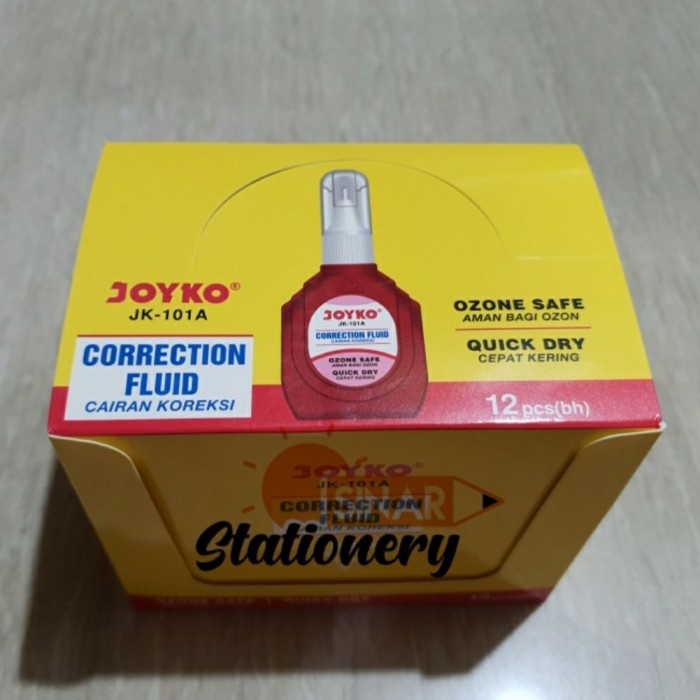 

Jualan Tip Ex Jk101A Joyko 1Pak Isi 12Pc Berkualitas