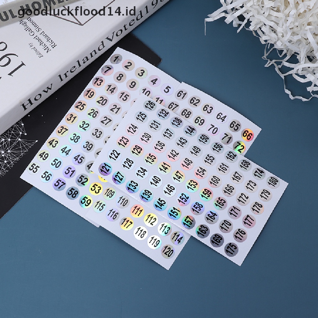 [OOID] 1 Sheet Nail Art Manicure Decal Guide Alphabet Numbers Letters Style Tip Sticker ID