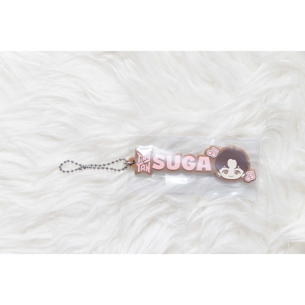 Ichiban Kuji BTS TinyTan Dynamite SUGA Rubber Charm Strap