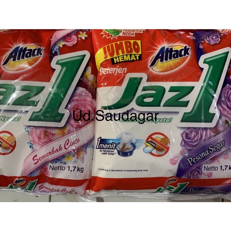 Detergen Bubuk Attack Jaz1 Jazz1 Jumbo 1.7kg