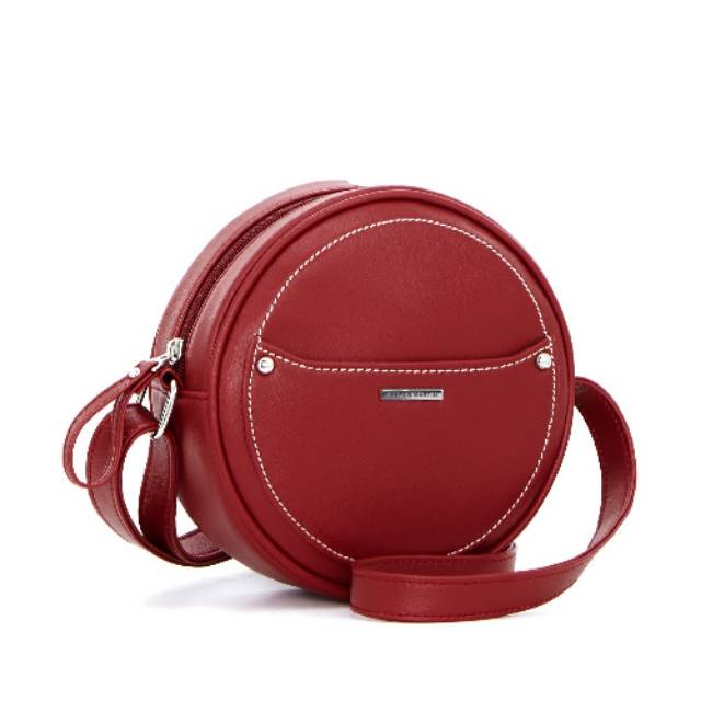 TAS SOPHIE MARTIN CLARYSA RED T5389R1 BULAT SELEMPANG WANITA MERAH ORI DISKON MEMBER PROMO