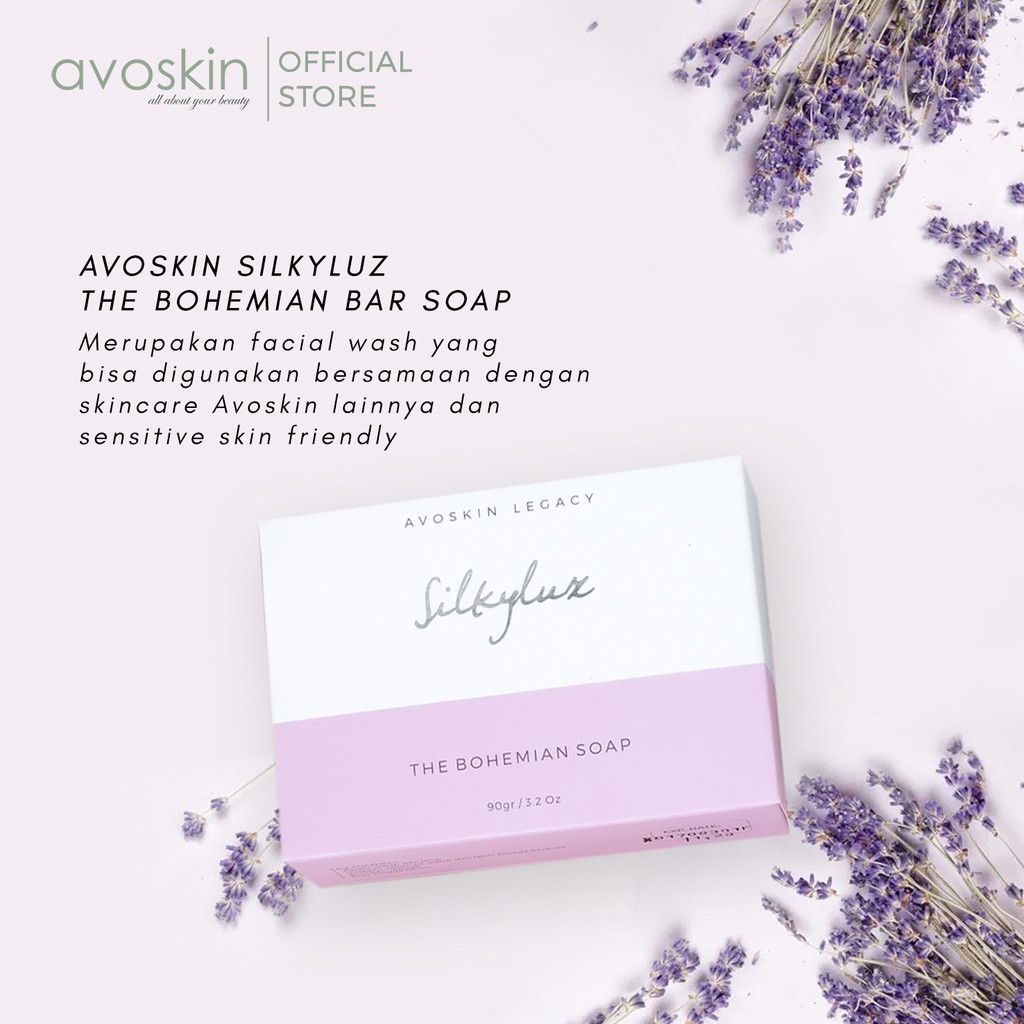 AVOSKIN Silkyluz The Bohemian Soap / Pembersih Wajah