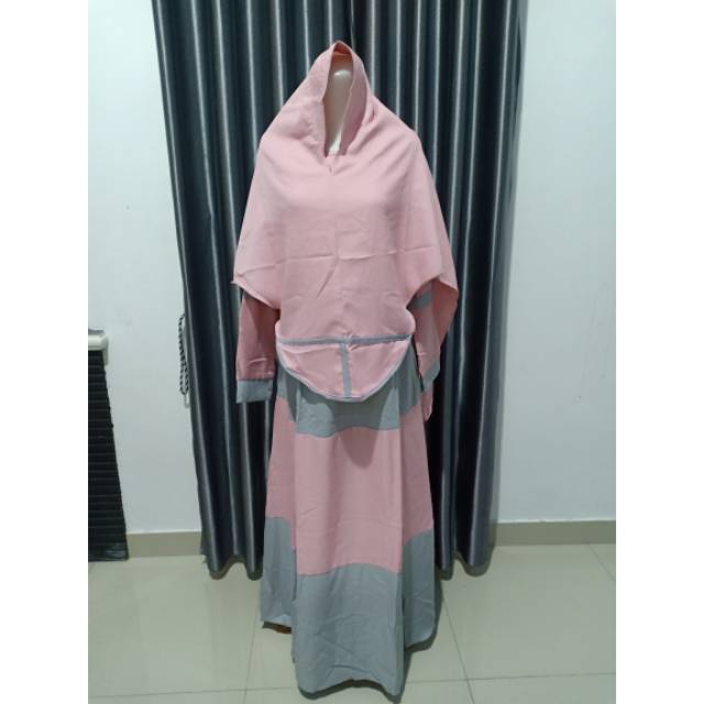 gamis moscrepe premium