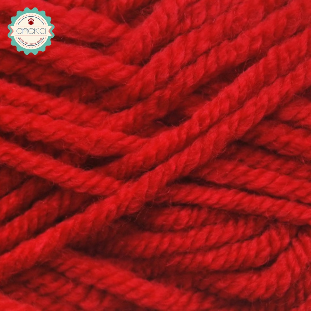 Benang Rajut Karpet Dahlia / Carpet Yarn - 3632 ( Merah )