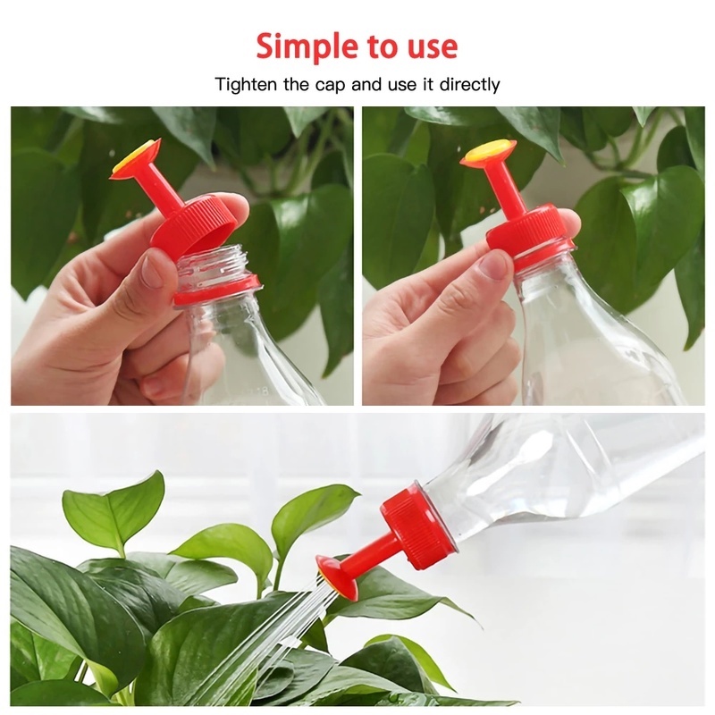 Hot Sale/1pc Semprotan Tempel Penyiram Tanaman Berkebun-Kepala/Botol Minum Lembut Water Can Top Waterers/Peralatan Irigasi Semai