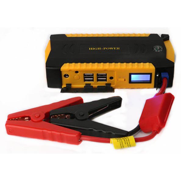 BISA COD Power Bank 69800mAh Car Jump Starter 12V 4 Port USB &amp; Senter - Taffware TM19B