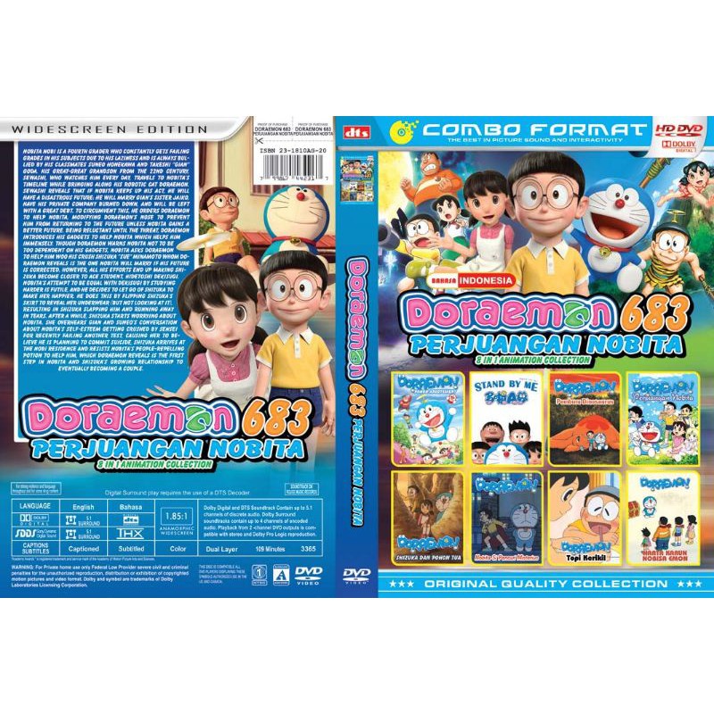 Kaset Video Film Kartun Anak Doraemon 683 Dubing Bahasa Indonesia