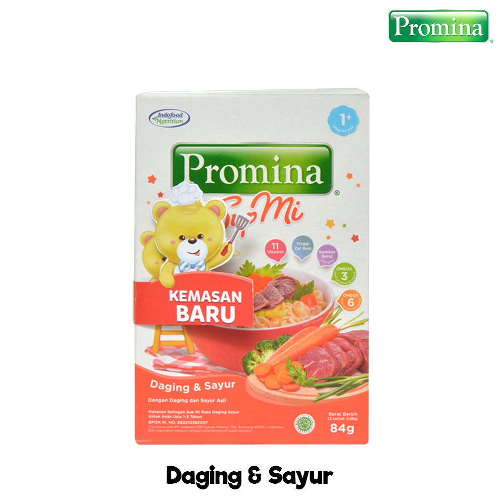 Promina Sup Mie Instant untuk Anak usia 1 tahun keatas  / Mie Batita / Promina Pasta Mac &amp; Cheese / Pasta Fussili