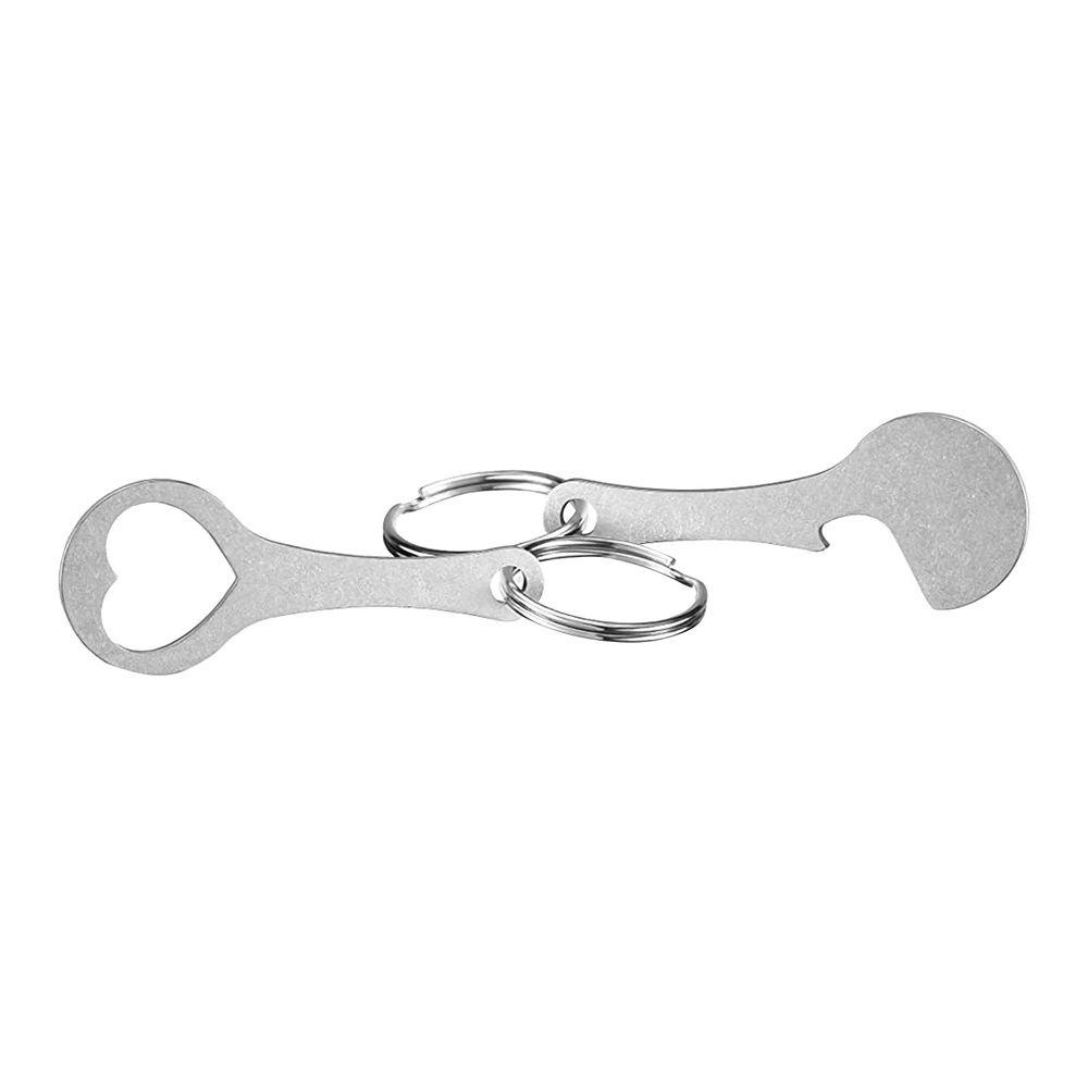 Needway   Troli Belanja Token Silver Metal Key Ring Decorative Key Hook Gantungan Kunci Hias