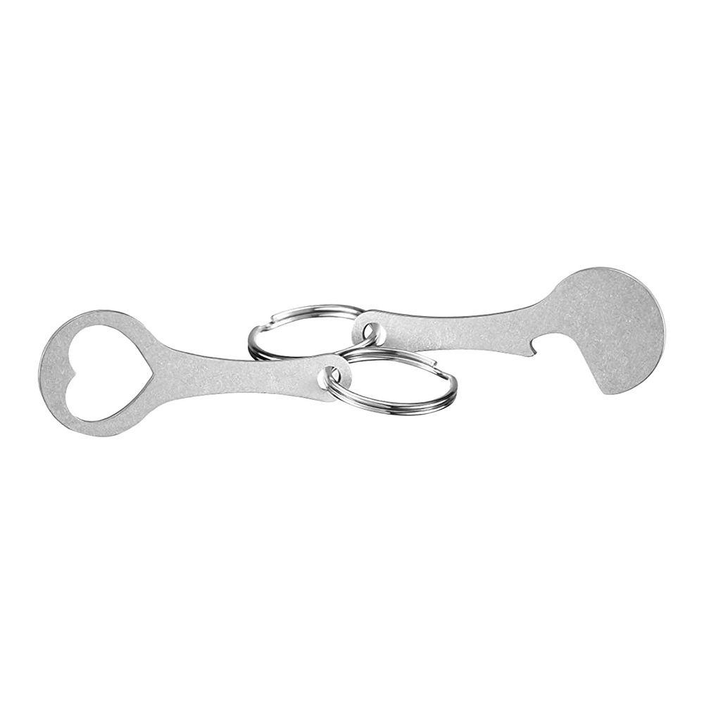 Needway   Troli Belanja Token Silver Metal Key Ring Decorative Key Hook Gantungan Kunci Hias