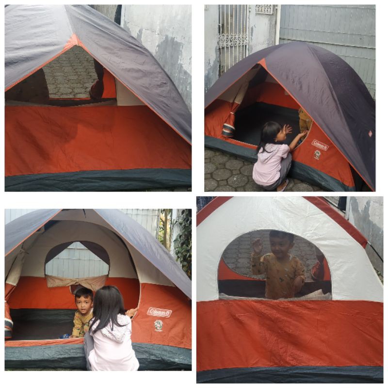 TENDA COLEMAN PEAK + JAKET OUTDOOR CONSINA