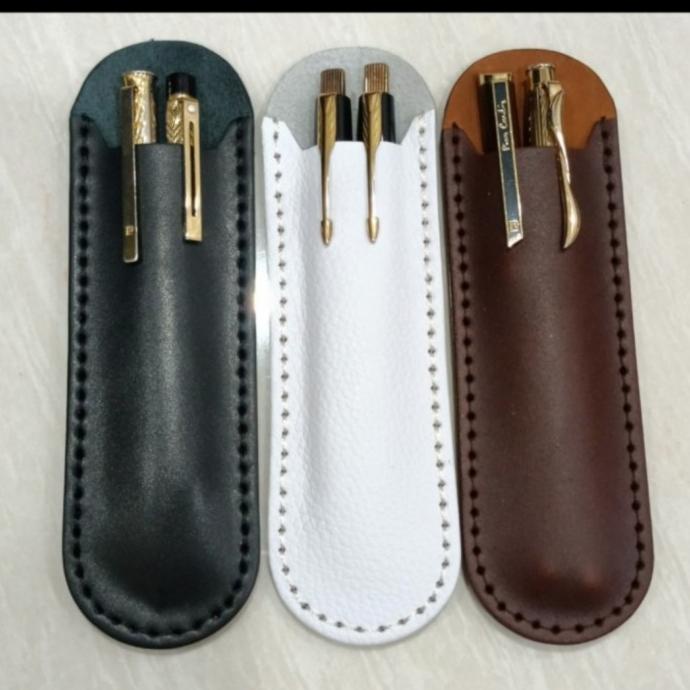 

Office & Stationery | Document Organizer | Holder Tempat Sarung Pena Kulit Asli No Montblanc St Dupont Parker | Best Seller