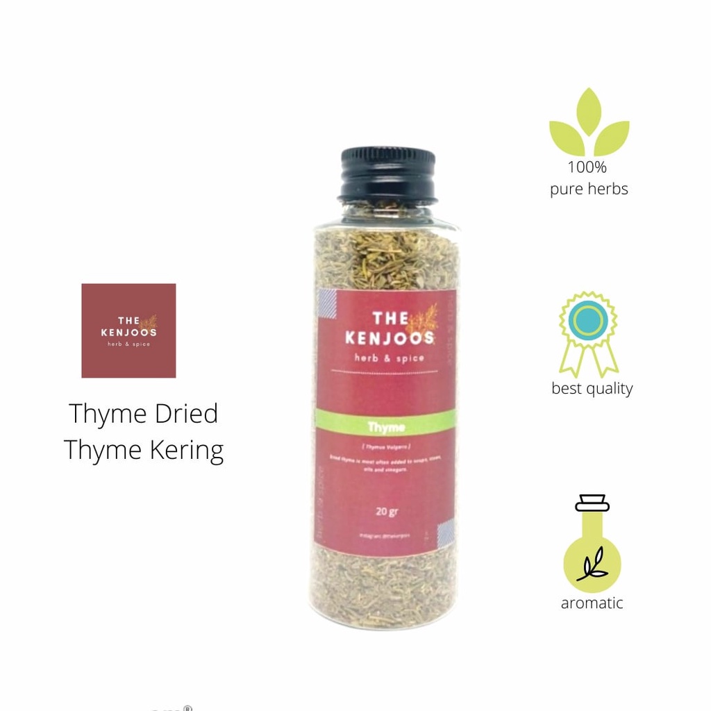 

Thyme / Bubuk Thyme Kering The Kenjoos 20gr - Normal