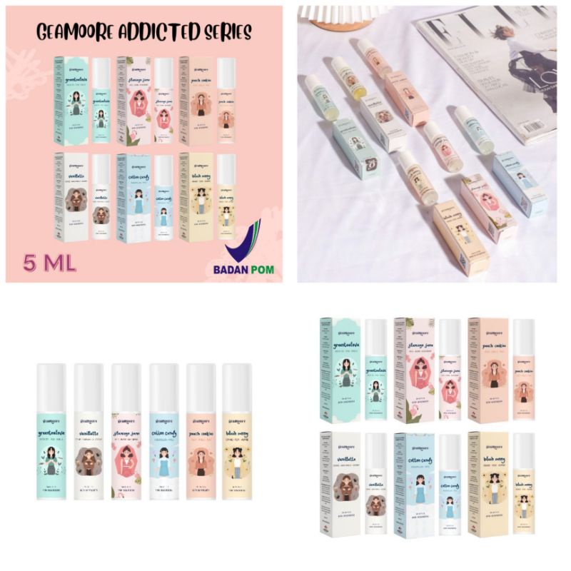 Parfum Roll On Addicted Series Perfume Geamoore 5Ml