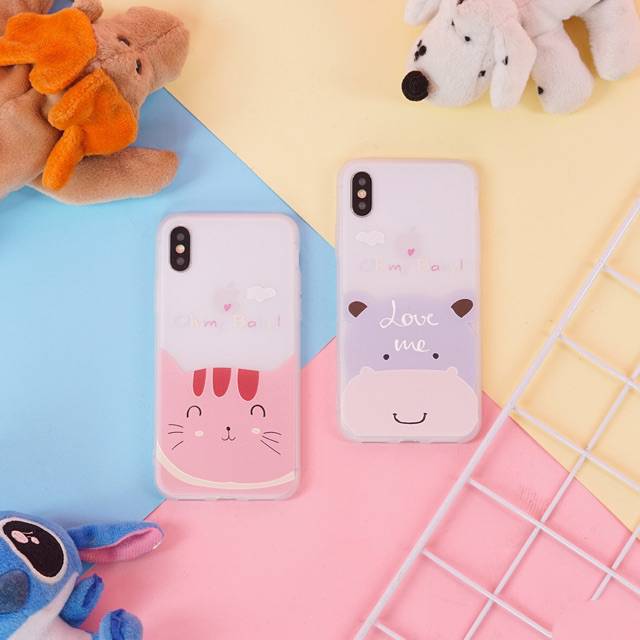 HippoCat Case - Softcase Fullcover - IPHONE - XIAOMI - VIVO - OPPO A3S