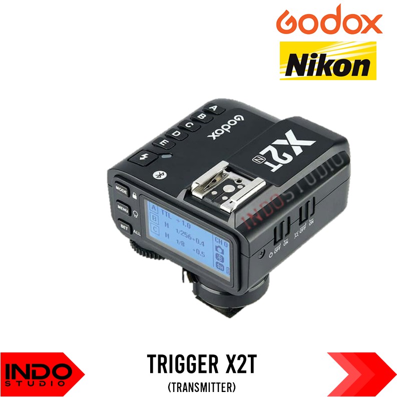 [INDOSTUDIO] Trigger Godox X2T-N For Nikon Wireless Trigger / Transmitter