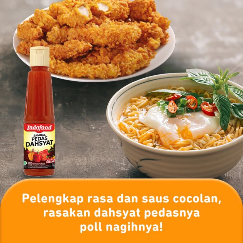 Sambal Indofood Pedas Dahsyat 135 ml - 1 Pc