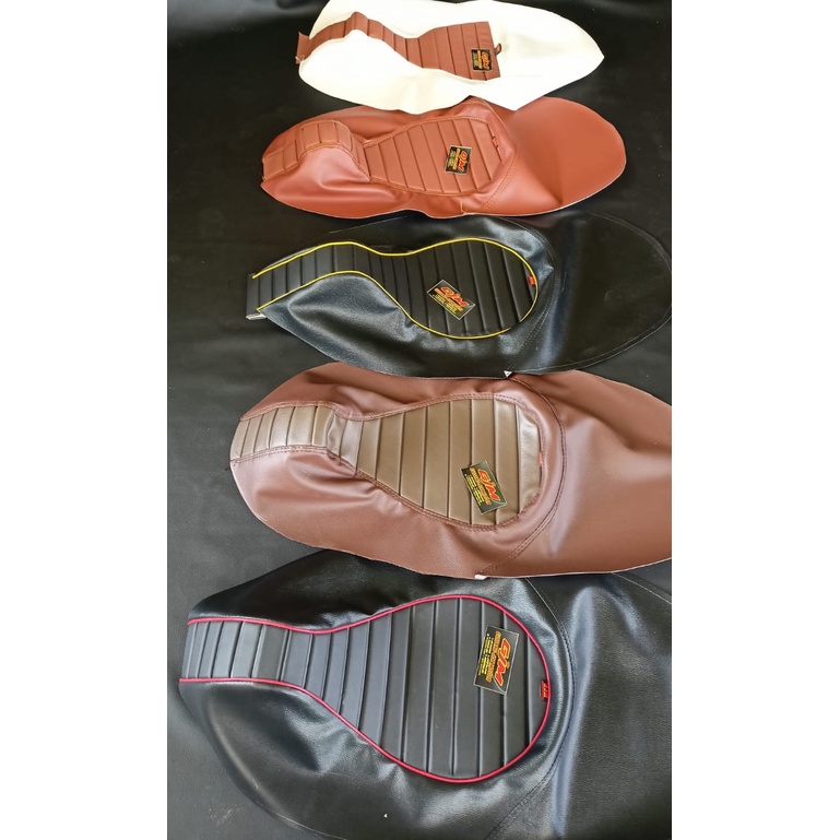 ALL SIZE COVER KULIT JOK MODEL CAFERACER - SARUNG JOK HONDA FINO 125 FINO GRANDE