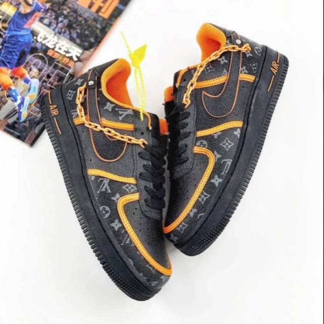 lv air force 1 black