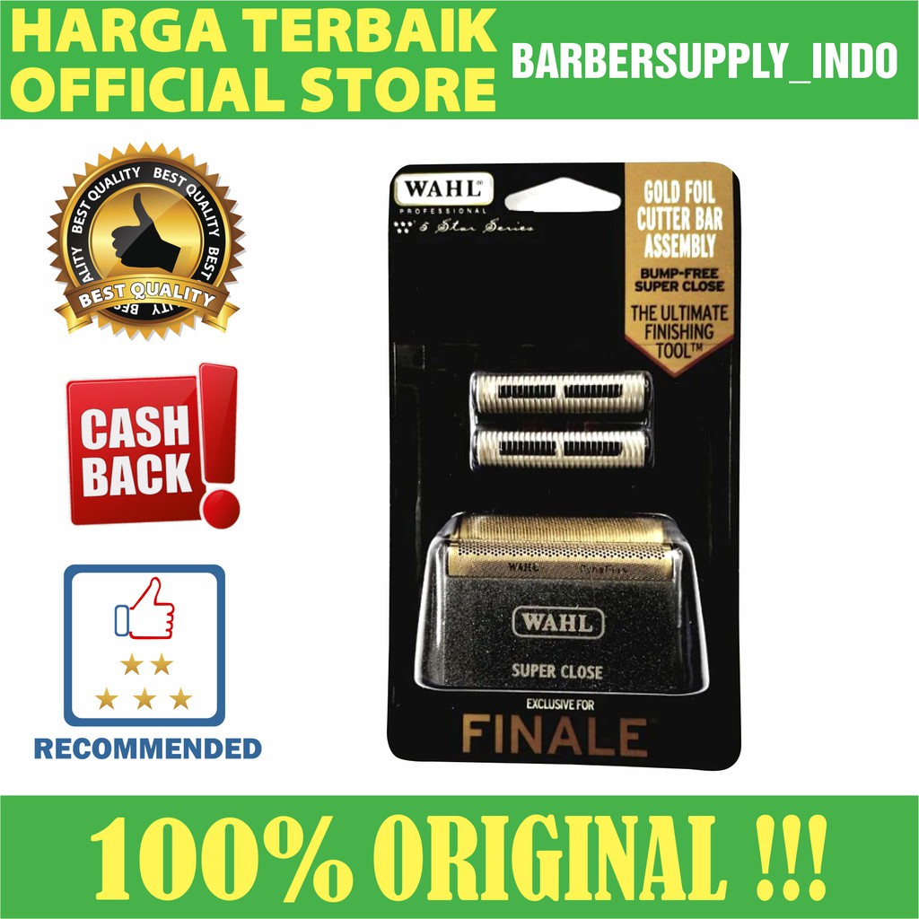 Wahl 5 star shaver finale replacement gold foil &amp; cutter ORIGINAL USA bisa bayar di tempat