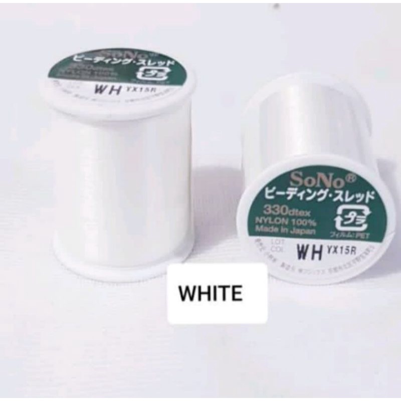BENANG SONO BAHAN NYLON 100% MADE IN JAPAN HARGA PER ROLL ISI 100 METER