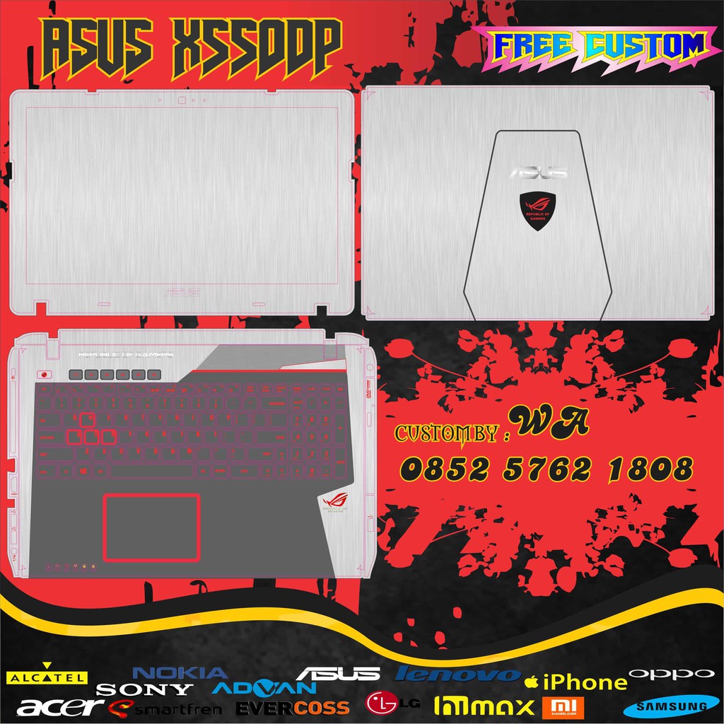 GARSKIN LAPTOP ASUS X550DP FULL BODY