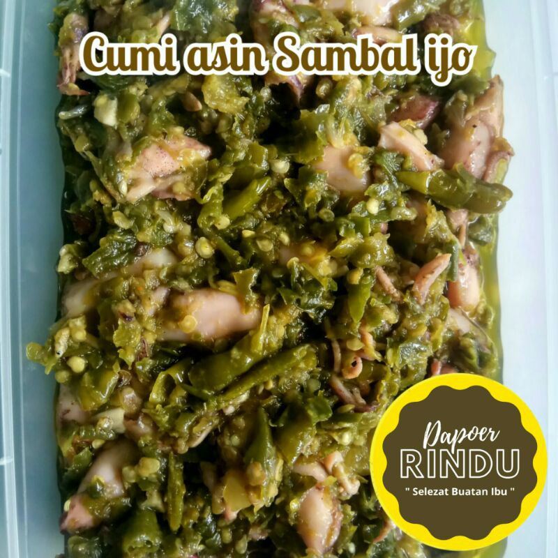 

Cumi Asin Sambal Ijo 250 gr
