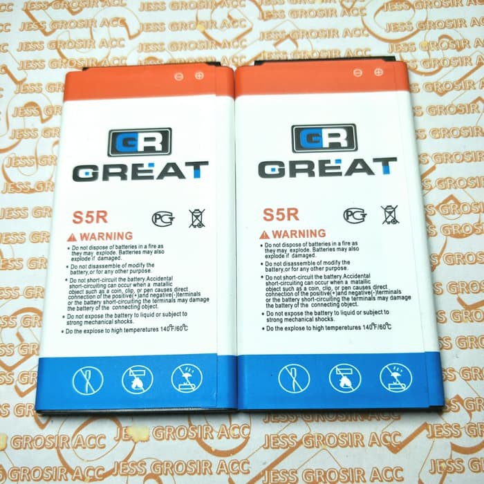 Baterai Battery GREAT Double Power SAMSUNG Galaxy S5R S5 Replika S5HC Super Copy