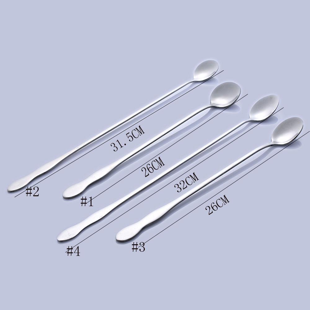 Wonder 1pc Bar Cocktail Spoon Stirrer Pengocok Anggur Gagang Panjang