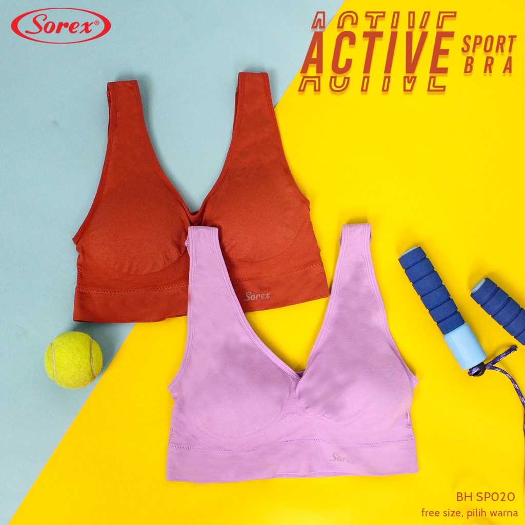 Bra Gym Sport Sorex SP 021 &amp; SP 020 Senam Stretch / BH Sport Olahraga Stretch DM-BH02