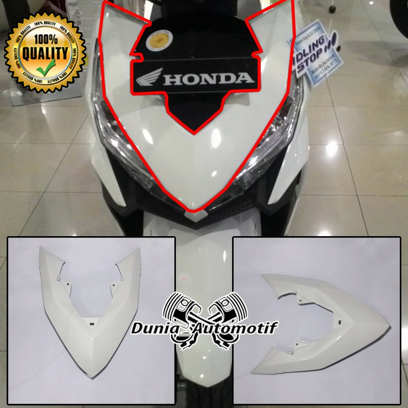 TAMENG COVER PANEL DEPAN VARIO 125 VARIO 150 ESP LED 2016 2017 PUTIH