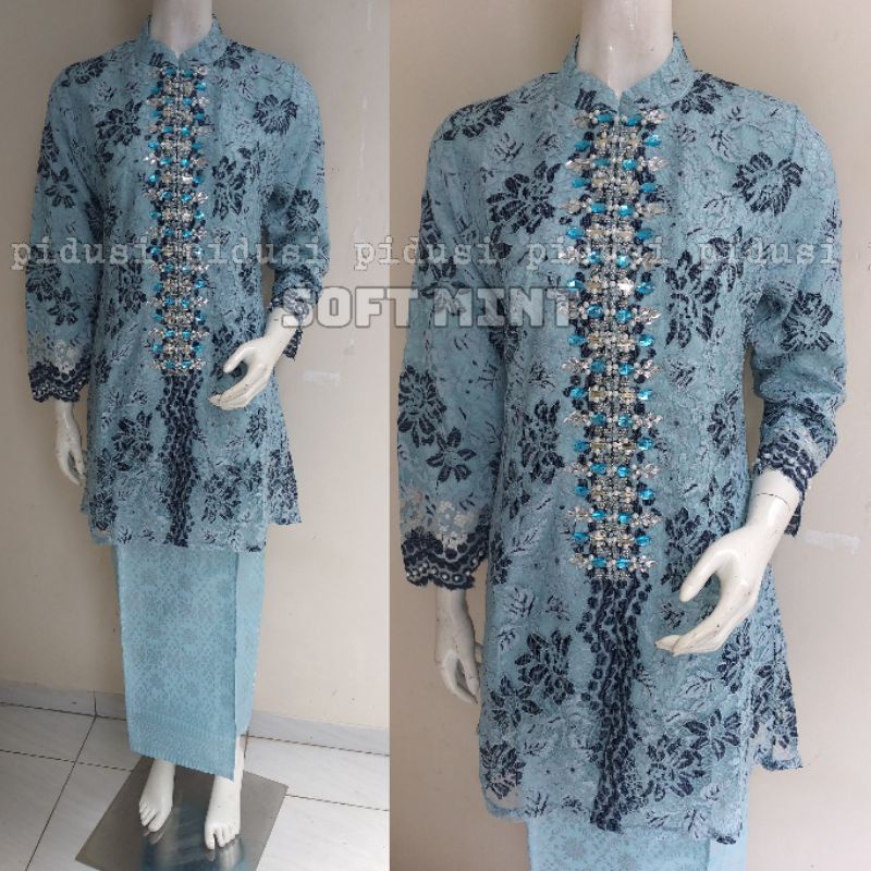 PROMO SET KEBAYA TUNIK BROKAT PAYET / KEBAYA BROKAT PAYET TUNIK / KEBAYA BROKAT PESTA