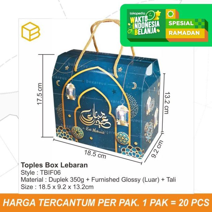 

Box Toples Kue Kering Packaging Idul Fitri Lebaran Hampers | TBIF 06