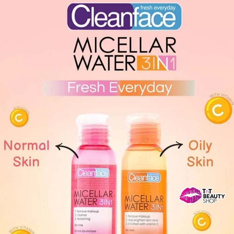 Clean Face Micellar Water for oily skin & normal skin