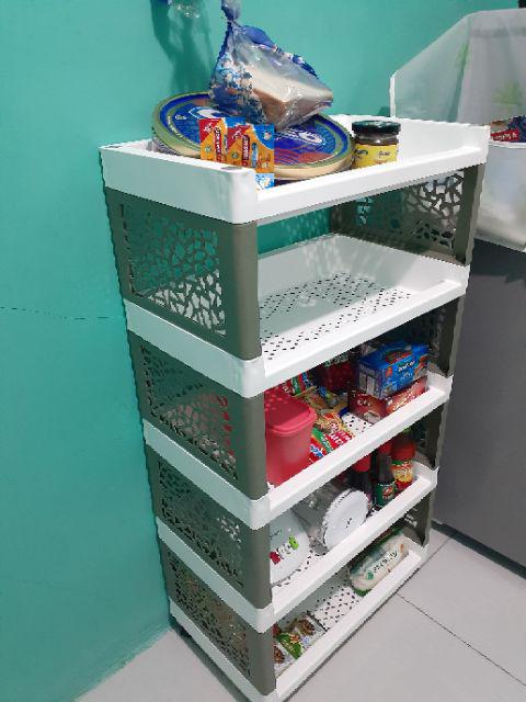 Rak Plastik Serbaguna / Rak Salon Besar / Jumbo Free Roda. Best Seller !!!