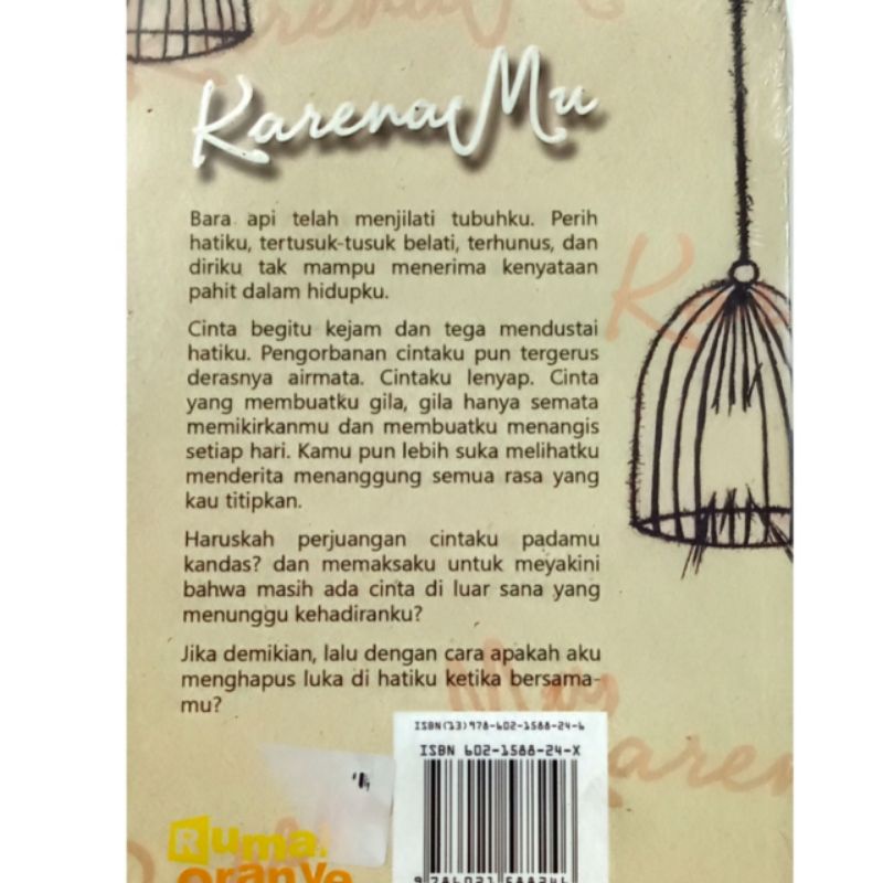 Buku Novel - Karena Mu