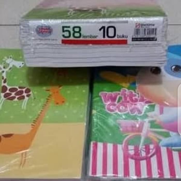 

Berkualitas Buku Tulis 58 Lembar /Pack Bergaransi
