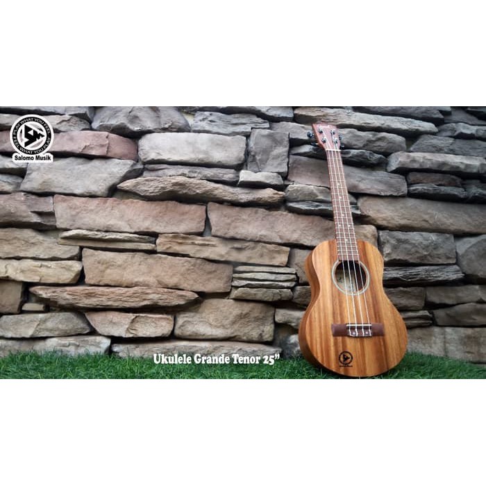 Grande Ukulele Tenor 25" Coklat Tua + Pream Cpwboy electrik