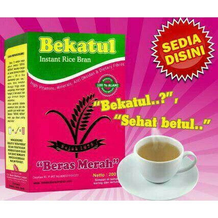 

Bekatul Beras Merah instant rice bran 100% alami 200 gr