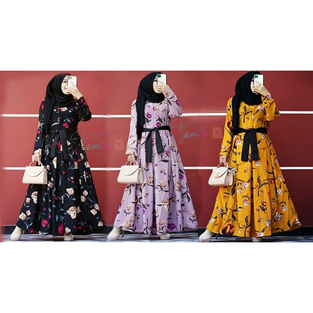 [BAYAR DI TEMPAT] Gamis Katun Monalisa / Yuris 2 Maxi Home Dress Terlaris / Yuris Maxy Gamis Muslis