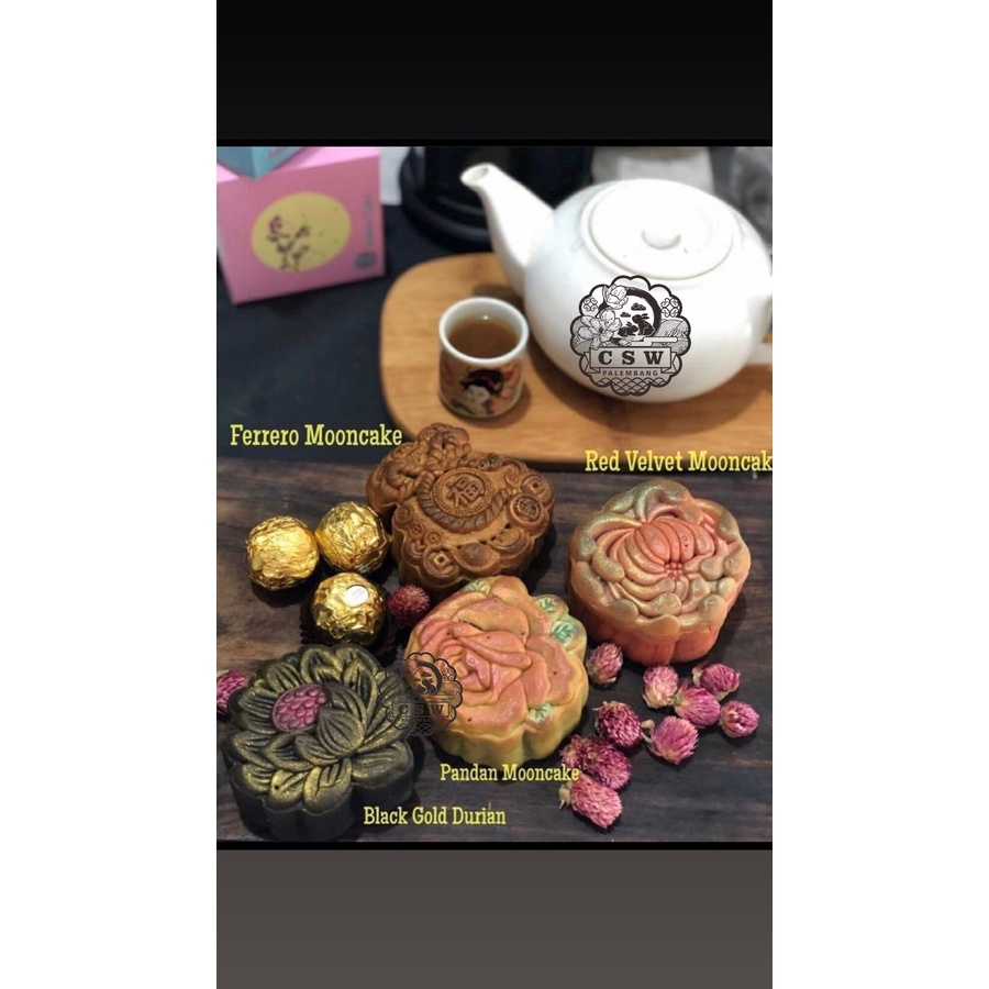 

Mooncake CSW isi satuan / pcs (VEGETARIAN)