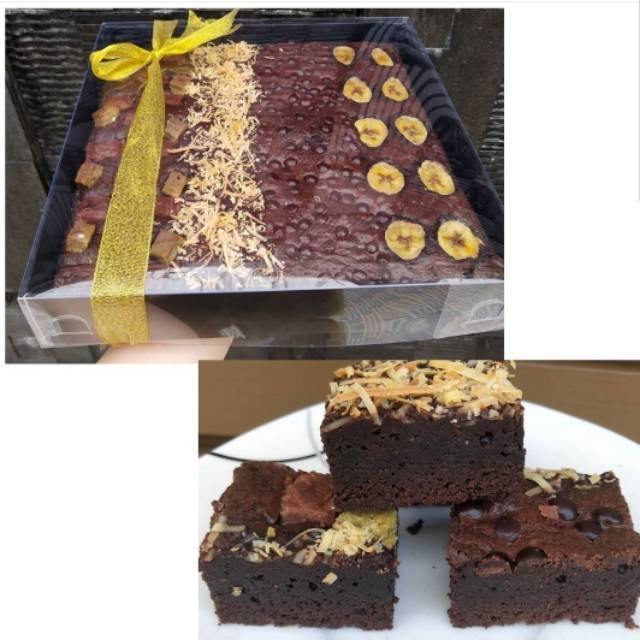 

Brownies panggang ukuran 20x20cm