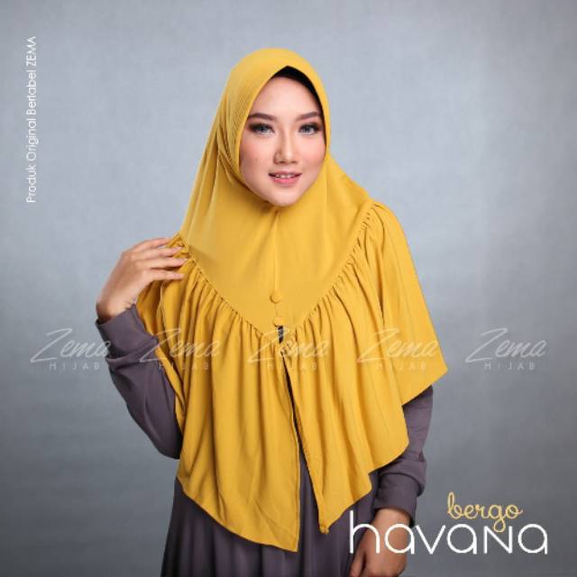 Bergo havana syari / jilbab murah/ jilbab syari