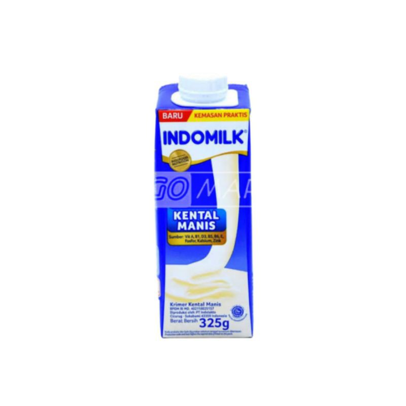 

INDOMILK Krimer Kental Manis Tetra Pack 325g