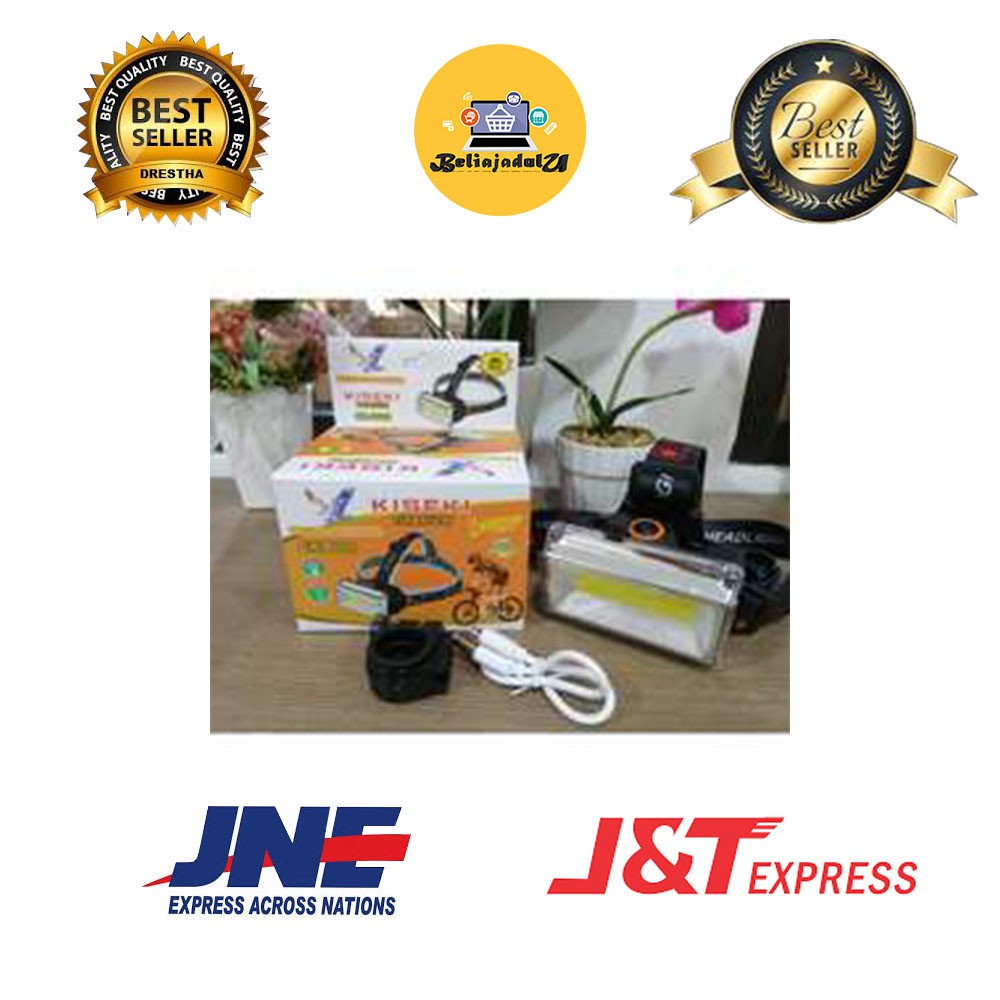 Beliajadulu88 senter kepala led Kiseki ck-b500 head lamp led B-600 50w