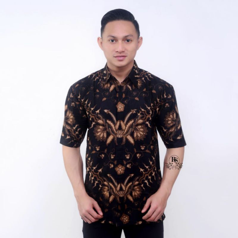 COD Kemeja Batik Lengan pendek