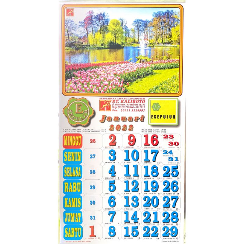 

Kalender Cantik 2022