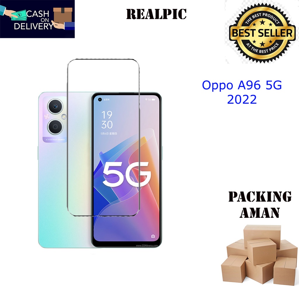 Tempered Glass Oppo A96 5G 2022 Screen Protector Anti Gores